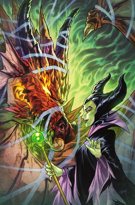 DISNEY VILLAINS MALEFICENT #4 CVR G INC 1:15 ELLERY VIRGIN VAR DYNAMITE Entertainment Paulina Ganucheau Theo Stultz Ellery PREORDER