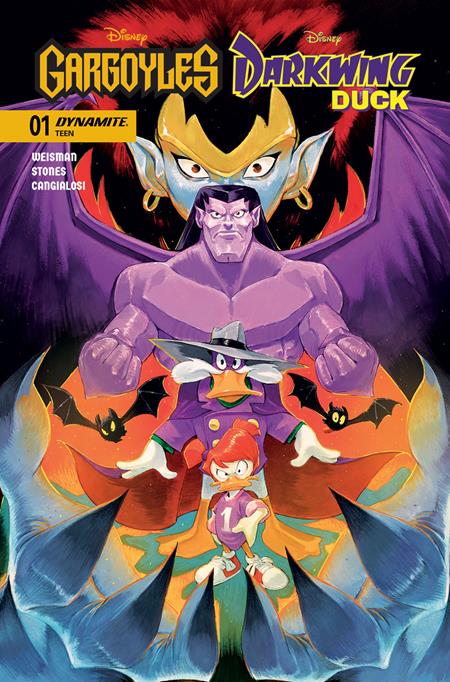 Gargoyles / Darkwing Duck 1 Comic Ivan Bigarella Variant Dynamite Entertainment 2026