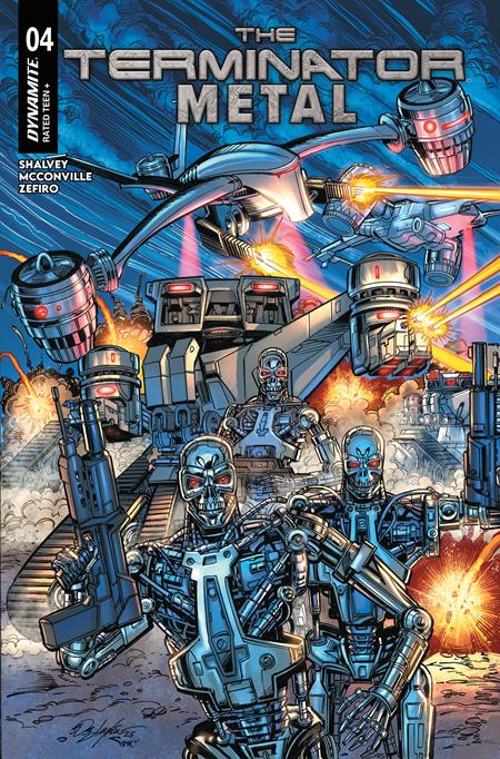 TERMINATOR METAL #4 CVR B BOB LAYTON VAR DYNAMITE Entertainment Declan Shalvey, Rory McConville Giona Zefiro Bob Layton PREORDER