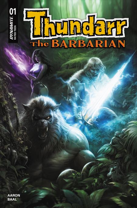 THUNDARR THE BARBARIAN #1 CVR B FRANCESCO MATTINA VAR DYNAMITE Entertainment Jason Aaron Kewber Baal Francesco Mattina PREORDER