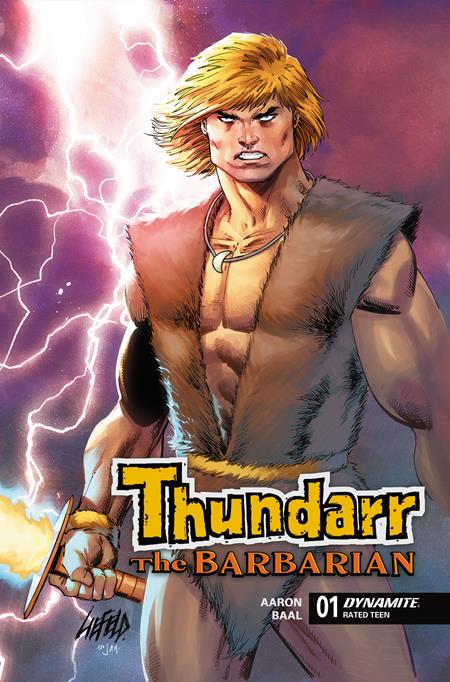 THUNDARR THE BARBARIAN #1 CVR E ROB LIEFELD VAR DYNAMITE Entertainment Jason Aaron Kewber Baal Rob Liefeld PREORDER