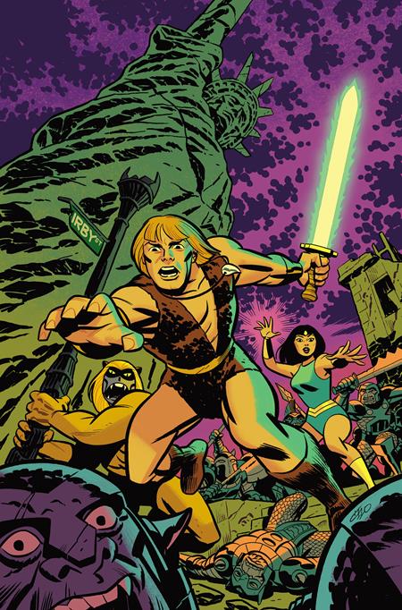THUNDARR THE BARBARIAN #1 CVR L INC 1:10 MICHAEL CHO FOIL VIRGIN VAR DYNAMITE Entertainment Jason Aaron Kewber Baal Michael Cho PREORDER