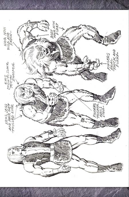 Thundarr The Barbarian 1 Comic Jack Kirby Model Sheet Virgin Incentive Variant (1:7) Dynamite Entertainment 2026