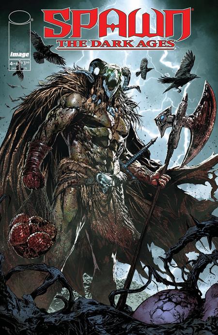SPAWN THE DARK AGES #4 (OF 6) CVR B RAYMOND GAY VAR Image Comics Liam Sharp Liam Sharp Raymond Gay PREORDER