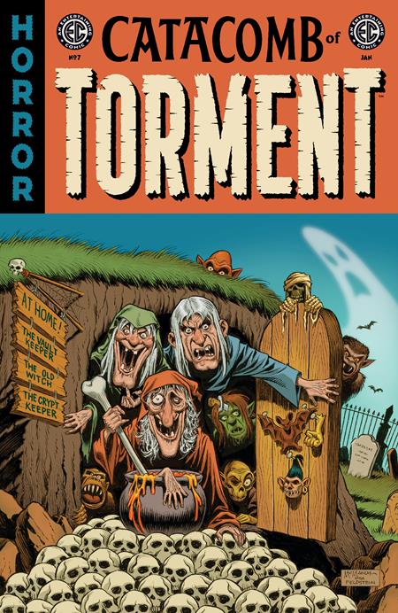 EC CATACOMB OF TORMENT #7 CVR C INC 1:10 SHAWN MCMANUS EC HOMAGE VAR Oni Press Meghan Fitzmartin, Sarah Gailey, Greg Pak Eric Battle, Tom Fowler, Sami Kivela Shawn McManus PREORDER