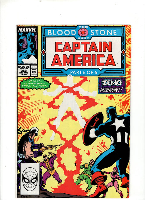Captain America, Vol. 1 #362 (1989) Buy & Sell Comics Online Comic Shop Toronto Canada