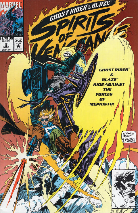 Ghost Rider / Blaze: Spirits of Vengeance #8 (1993) Buy & Sell Comics Online Comic Shop Toronto Canada