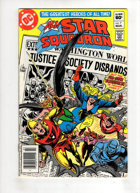 All-Star Squadron #7 (1981) Newsstand Edition Newsstand Edition Buy & Sell Comics Online Comic Shop Toronto Canada