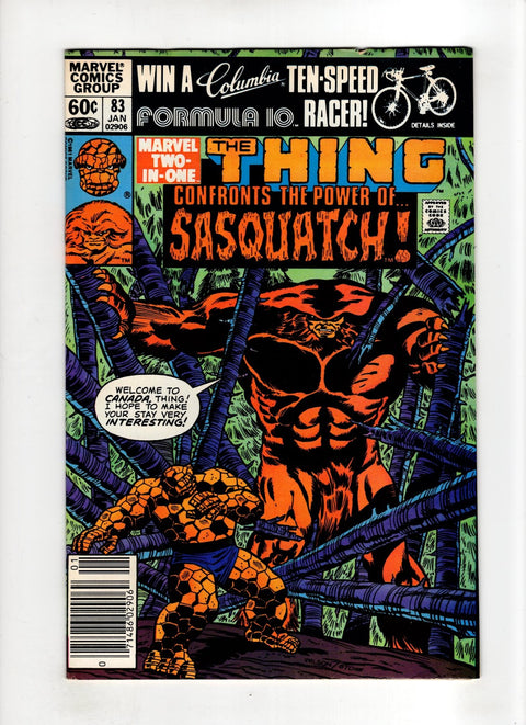 Marvel Two-in-One, Vol. 1 #83 (1982) Newsstand Edition Newsstand Edition Buy & Sell Comics Online Comic Shop Toronto Canada