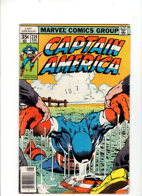 Captain America, Vol. 1 #224 (1978) Newsstand Edition Newsstand Edition Buy & Sell Comics Online Comic Shop Toronto Canada