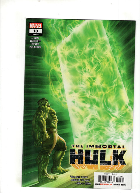 The Immortal Hulk #10 (Cvr A) (2018) Alex Ross A Alex Ross Buy & Sell Comics Online Comic Shop Toronto Canada