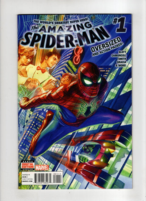 The Amazing Spider-Man, Vol. 4 #1 (Cvr A) (2015) Alex Ross A Alex Ross Buy & Sell Comics Online Comic Shop Toronto Canada