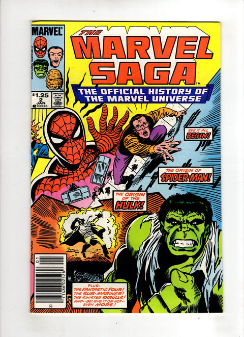 The Marvel Saga #2 (1986) Newsstand Edition Newsstand Edition Buy & Sell Comics Online Comic Shop Toronto Canada