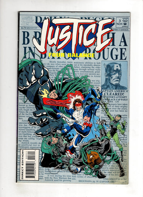 Justice: Four Balance #3 (1994) Buy & Sell Comics Online Comic Shop Toronto Canada