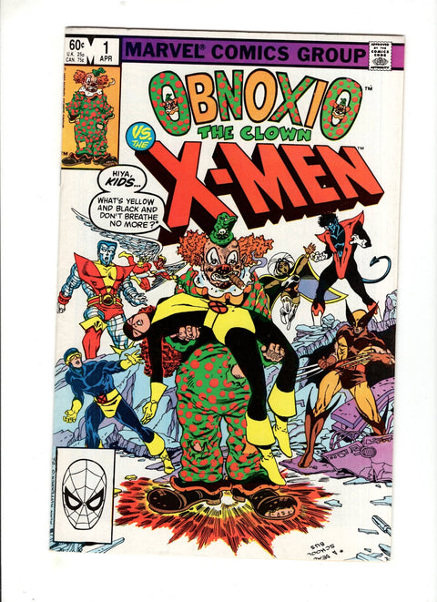 Obnoxio The Clown vs. The X-Men #1 (1983) Buy & Sell Comics Online Comic Shop Toronto Canada