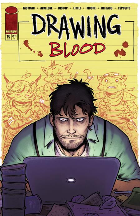 Drawing Blood 10 Comic Ben Bishop Variant Image Comics 2026