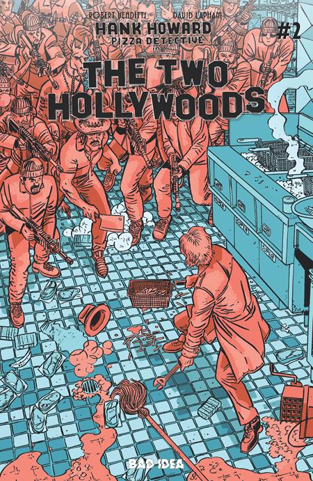 HANK HOWARD PIZZA DETECTIVE THE TWO HOLLYWOODS #2 (OF 2) CVR B DAVID LAPHAM VAR BAD IDEA Robert Venditti David Lapham David Lapham PREORDER