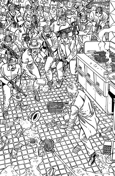 HANK HOWARD PIZZA DETECTIVE THE TWO HOLLYWOODS #2 (OF 2) CVR D INC 1:20 DAVID LAPHAM B&W VAR BAD IDEA Robert Venditti David Lapham David Lapham PREORDER