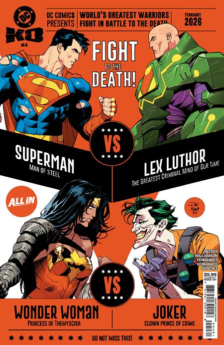 DC K.O. 4 Comic Dan Mora Bracket Variant DC Comics 2026
