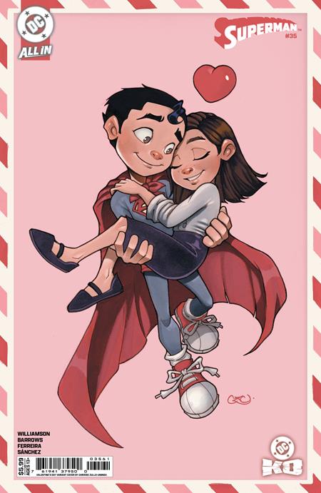 Superman, Vol. 6 35 Comic Chrissie Zullo Valentines Day Variant DC Comics 2026