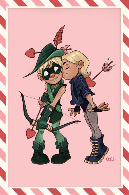 JUSTICE LEAGUE UNLIMITED #16 CVR F CHRISSIE ZULLO VALENTINES DAY CARD STOCK VAR (DC K.O.) DC Comics Mark Waid Dan Mora Chrissie Zullo PREORDER