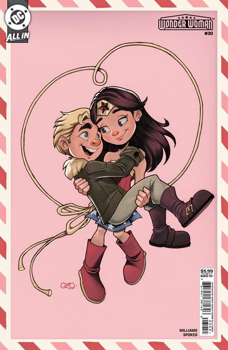 Wonder Woman, Vol. 6 30 Comic Chrissie Zullo Valentines Day Variant DC Comics 2026