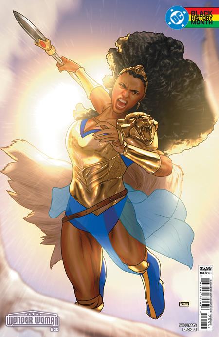 Wonder Woman, Vol. 6 30 Comic Taurin Clarke Black History Month Variant DC Comics 2026