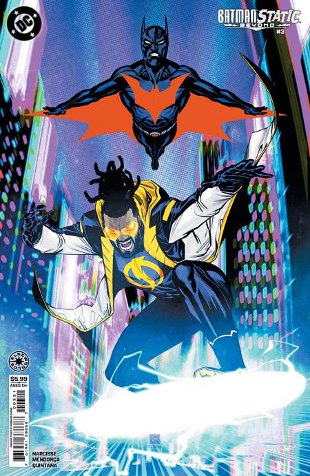 Batman / Static: Beyond 3 Comic Bernard Chang Variant DC Comics 2026
