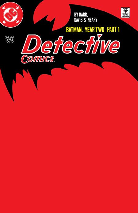 Detective Comics, Vol. 1 575 Comic Facsimile Blank Variant DC Comics 2026