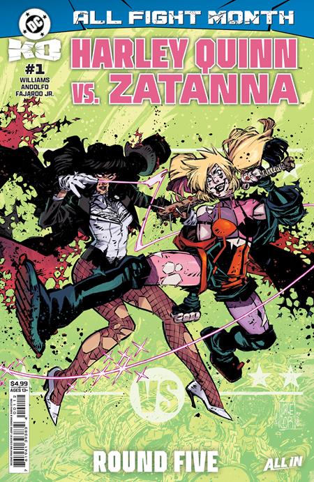 DC K.O. Harley Quinn vs. Zatanna 1 Comic 2nd Printing Jorge Corona DC Comics 2026