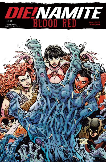 Die!Namite: Blood Red 5 Comic Will Robson Variant Dynamite Entertainment 2026