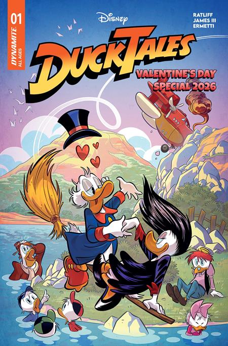 DUCKTALES VALENTINES DAY SPECIAL 2026 #1 (ONE SHOT) CVR D LIBERO ERMETTI VAR DYNAMITE Entertainment Connor Ratliff, James III Libero Ermetti Libero Ermetti PREORDER