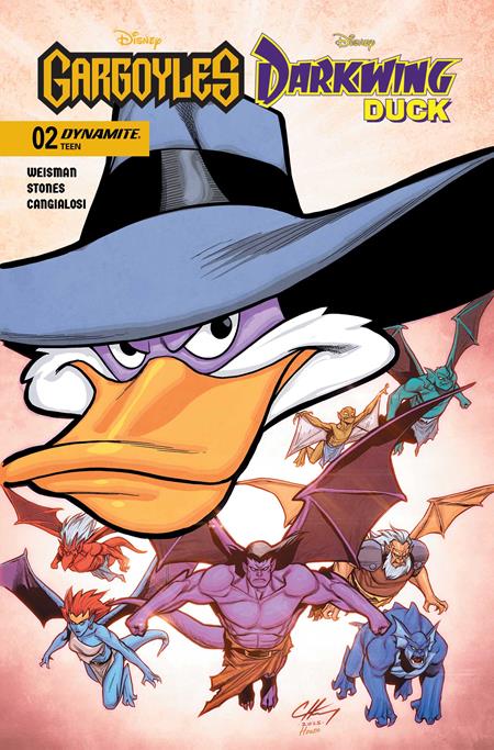 GARGOYLES DARKWING DUCK #2 CVR C CLAYTON HENRY VAR DYNAMITE Entertainment Greg Weisman, Tad Stones Ciro Cangialosi Clayton Henry PREORDER
