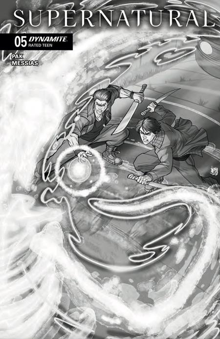 Supernatural, Vol. 2 (Dynamite Entertainment) 5 Comic Alfredo Cardona Incentive B&W Variant (1:10) Dynamite Entertainment 2026