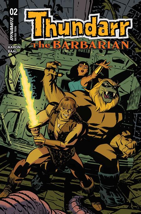 THUNDARR THE BARBARIAN #2 CVR A MICHAEL CHO DYNAMITE Entertainment Jason Aaron Kewber Baal Michael Cho PREORDER