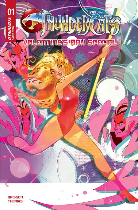 THUNDERCATS VALENTINES DAY SPECIAL 2026 #1 (ONE SHOT) CVR A NICOLETTA BALDARI DYNAMITE Entertainment Ed Brisson Elton Thomasi Nicoletta Baldari PREORDER
