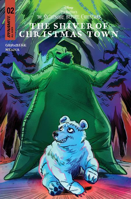 TIM BURTONS THE NIGHTMARE BEFORE CHRISTMAS THE SHIVER OF CHRISTMAS TOWN #2 CVR B SOO LEE VAR DYNAMITE Entertainment Torunn Groenbekk Edu Menna Soo Lee PREORDER