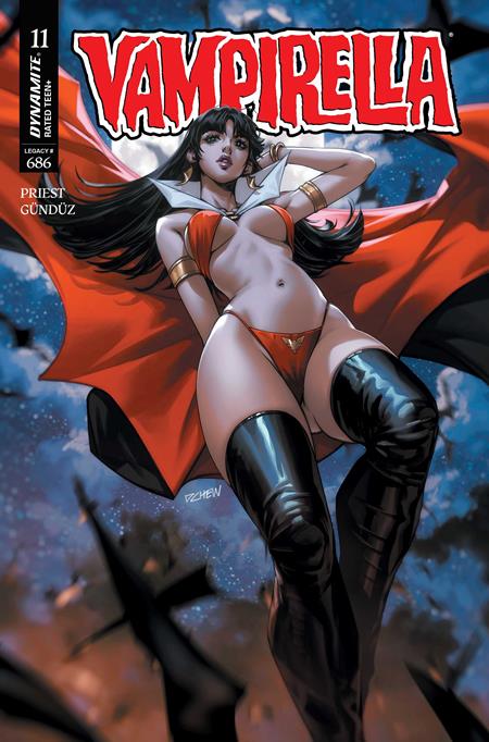 VAMPIRELLA #11 CVR B DERRICK CHEW VAR DYNAMITE Entertainment Christopher Priest Ergun Gunduz Derrick Chew PREORDER