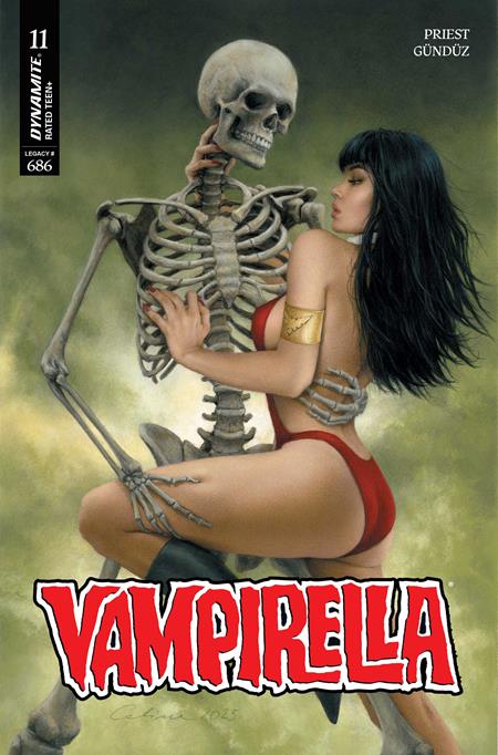 VAMPIRELLA #11 CVR F INC 1:10 CELINA VAR DYNAMITE Entertainment Christopher Priest Ergun Gunduz Celina PREORDER