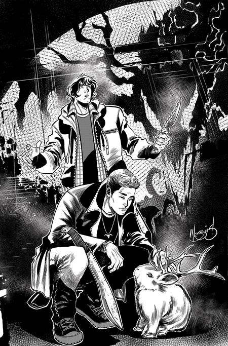 Supernatural, Vol. 2 (Dynamite Entertainment) 5 Comic Eder Messias Incentive B&W Virgin Variant (1:5) Dynamite Entertainment 2026