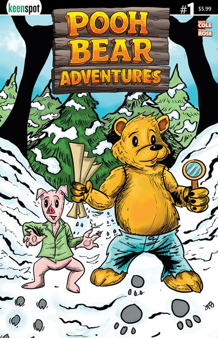 POOH BEAR ADVENTURES #1 CVR C JASON TURNER (BAGGED WITH TRADING CARD) Ex Posse Holdings Matt Cole Tessa Rose Jason Turner PREORDER