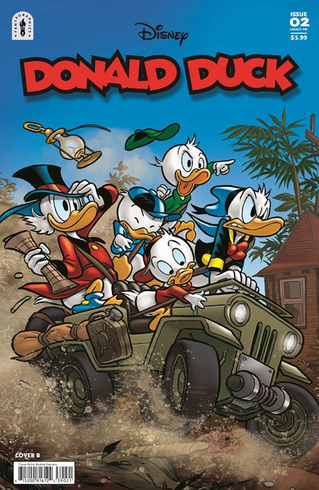 DONAD DUCK LEGACY #390 MASTER OF DISASTER CVR B ANDRES FRECCERO VAR Fantagraphics Various Massimo Fecchi, Mau Heymans, Daan Jippes, Ulrich Schroeder Andrea Freccero PREORDER