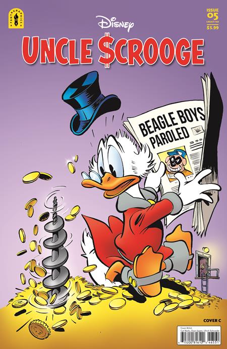 UNCLE SCROOGE LEGACY #465 FIRST AIDERS OF DAWSON CVR C INC 1:10 CARL BARKS DAAN JIPPES VAR Fantagraphics Carlo Panaro, Knut Naerum, Thad Komorowski, Joe Torcivia Danielo Vetro, Arild Midthun Carl Barks, Daan Jippes, Ulrich Schroeder PREORDER