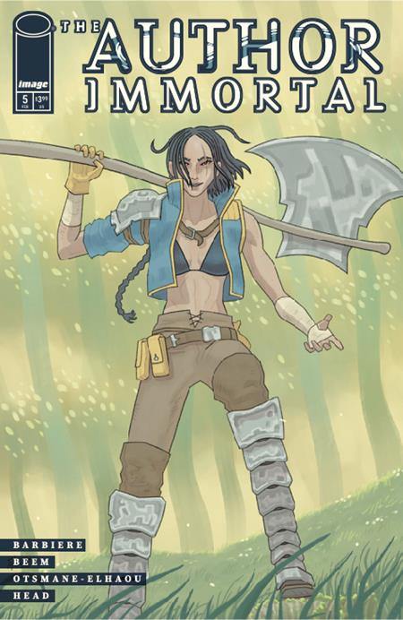 AUTHOR IMMORTAL #5 CVR B DALTON JAMES ROSE VAR Image Comics Frank J. Barbiere Morgan Beem Dalton James Rose PREORDER