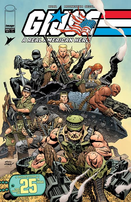 GI JOE A REAL AMERICAN HERO #325 CVR A ANDY KUBERT & LAURA MARTIN Image Comics Larry Hama Chris Mooneyham, Francesco Segala Andy Kubert, Laura Martin PREORDER