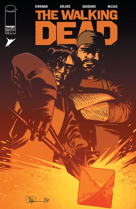 WALKING DEAD DELUXE #131 CVR B CHARLIE ADLARD & DAVE MCCAIG VAR (MR) Image Comics Robert Kirkman Charlie Adlard, Stefano Gaudiano Charlie Adlard, Dave McCaig PREORDER