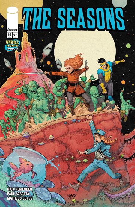 SEASONS #9 CVR C PAUL AZACETA INVINCIBLE TEAM UP VAR Image Comics Rick Remender Paul Azaceta, Matheus Lopes Paul Azaceta PREORDER