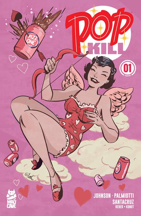 POP KILL #1 SEASONAL FLAVORS VALENTINES DAY FACSIMILE EDITION (MR) Mad Cave Studios Jimmy Palmiotti Juan Santacruz Elsa Charretier PREORDER