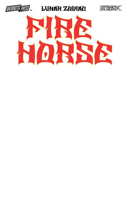 FIRE HORSE SKETCHBOOK Massive Publishing N/A N/A N/A PREORDER