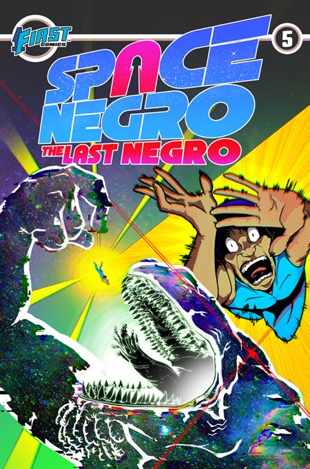 SPACE NEGRO: THE LAST NEGRO #5 CVR A JARED SAMS - THE BIG BLACK CLIMAX Massive Publishing Jared Sams Jared Sams Jared Sams PREORDER